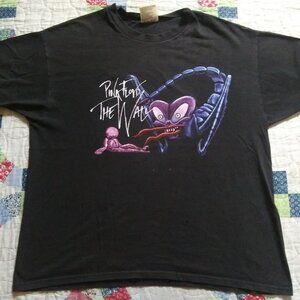 Vintage Rare 80s 90s Winterland Pink Floyd The Wall XL T-shirt